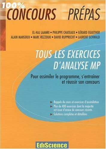 Tous les exercices d'analyse MP