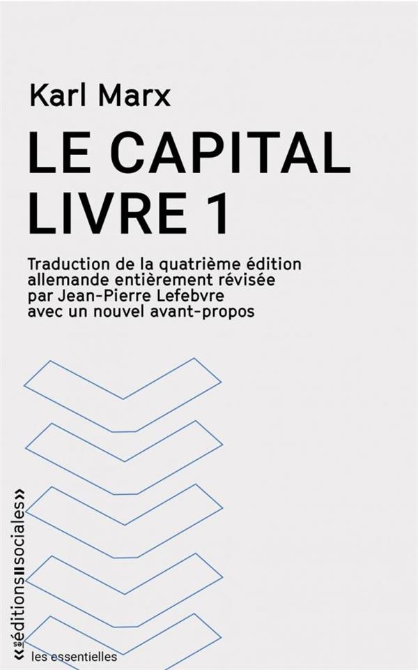 Le Capital, livre 1 poche