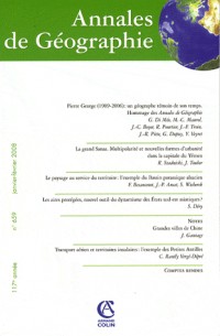 Annales de Géographie, N° 659, janvier-févr :