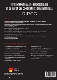 Reconnaissance au travail : entre plaisir et gêne: revue internationale de psychosociologie (2023)