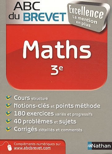 ABC BREVET EXCELLENCE MATHS 3E