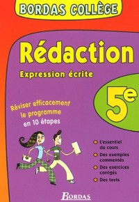 BORDAS COLLEGE EXPRESSION ECRITE 5E NP    (Ancienne Edition)