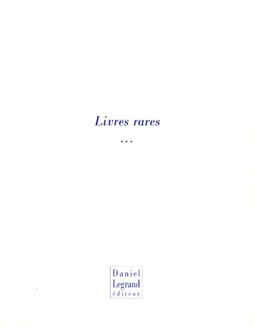 Livres rares : Tome 1