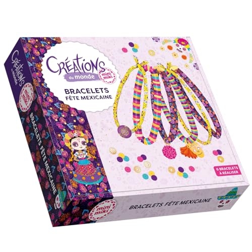 Minimiki - Bracelets fête Mexicaine - Créations du monde: 6 bracelets à réaliser