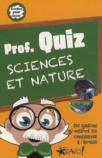 Prof. Quiz : Sciences et nature