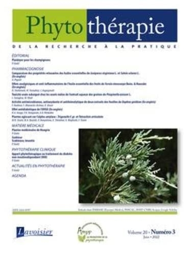 Phytothérapie Volume 20 N° 3_Juin 2022