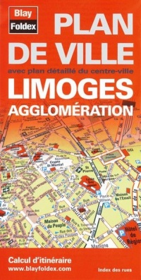 Plan de Limoges et de son agglomération