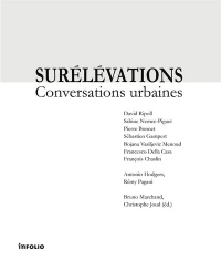 surélévations - conversations urbaines