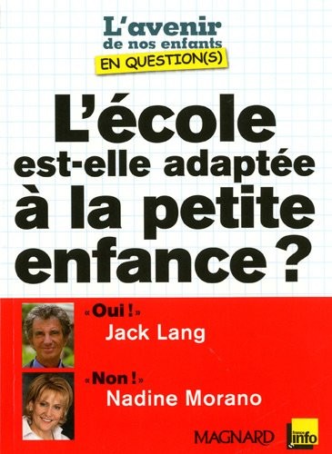 L'école est-elle adaptée à la petite enfance?