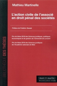 L'Action Civile de l'Associe en Droit Penal des Societes