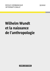 Revue Germanique Internationale 35 - La psychologie des peuples de Wilhelm Wundt
