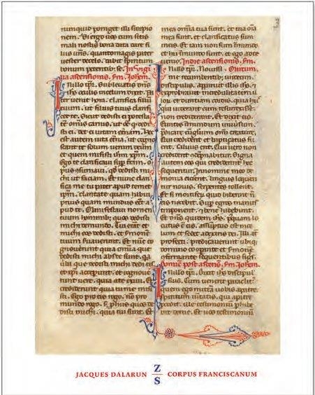 Corpus franciscanum: François d'Assise, corps et textes