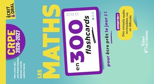 CRPE 2026-2027 - Maths : 300 flashcards pour maîtriser le programme - épreuve écrite d’admissibilité
