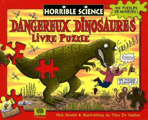 Dangereux dinosaures : Livre puzzle