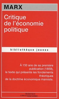 Critique de l'économie politique