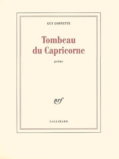 Tombeau du Capricorne