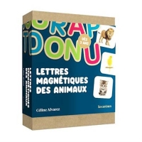 Coffret Lettres magnétiques animaux Céline Alvarez