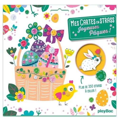 Mes cartes en strass - Joyeuses Pâques !: 400 stickers