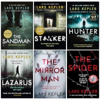 Lars Kepler Joona Linna Series 6 Books Collection Set (The Sandman, Stalker, Hunter, Lazarus, The Mirror Man & The Spider)