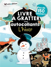 Mon Livre d'Autocollants a Gratter - l'Hiver