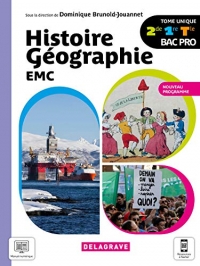 Histoire Géographie EMC 2de, 1re, Tle Bac Pro (2021) - Manuel élève