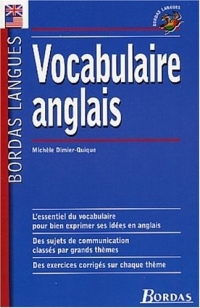 Bordas langues : Vocabulaire anglais