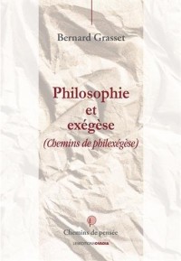 Philosophie et exégèse