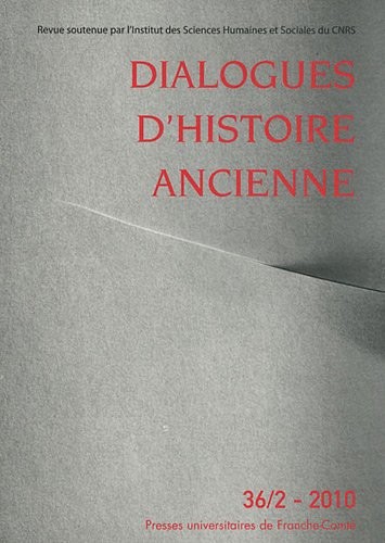 Dialogues d'histoire ancienne, N° 36/2 :