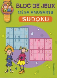 Bloc de jeux méga amusants Sudoku : 8-9 ans