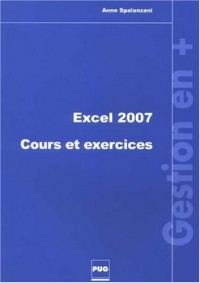 Excel 2007 : Cours et exercices
