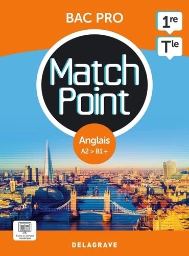 Match Point - Anglais 1re, Tle Bac Pro (2023) - Pochette élève