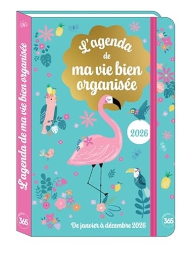 Agenda pocket ma vie bien organisée 2026 12 mois