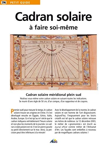 Cadran Solaire à Faire Soi-Meme