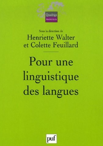 Pour une linguistique des langues
