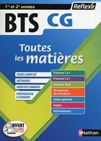 Toutes les matières BTS CG (Comptabilité et gestion) 1re et 2è années