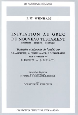Initiation au grec du Nouveau Testament