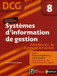 Systèmes d'Information de gestion Epreuve 8 - DCG - Manuel et applications