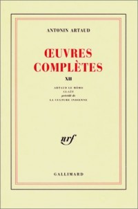 Oeuvres complètes, tome 12