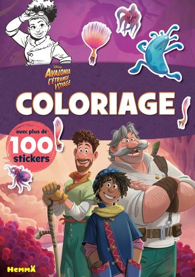 Disney Strange World – Coloriage avec plus de 100 stickers – Livre de coloriage avec stickers – Dès 4 ans