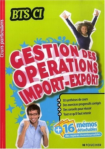 Gestion des opérations d'import-export