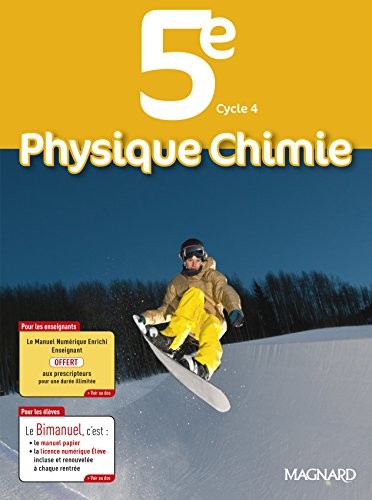 Physique chimie 5e : Bimanuel
