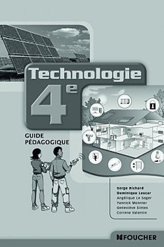 Technologie 4e Guide pédagogique