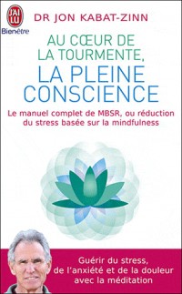Au coeur de la tourmente, la pleine conscience : MBSR, la réduction du stress basée sur le mindfulness : programme complet en 8 semaines