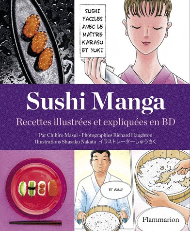 Sushi manga -  sushis faciles avec maître karasu et yuki