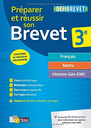 Préparer et réussir son Brevet - Nouveau programme 2016