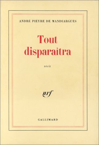 Tout disparaîtra