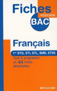 Français 1e STG, STI, STL, SMS, ST2S