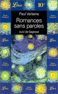 Romances sans paroles. suivi de Sagesse