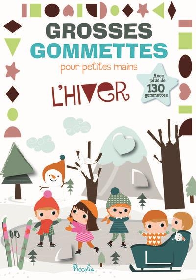 Les animaux du froid gommettes