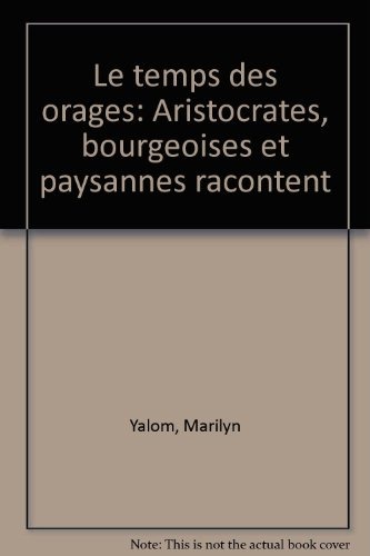Le temps des orages